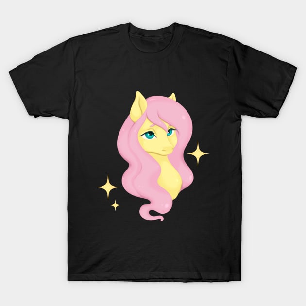 Fluttershy T-Shirt by bhawanie